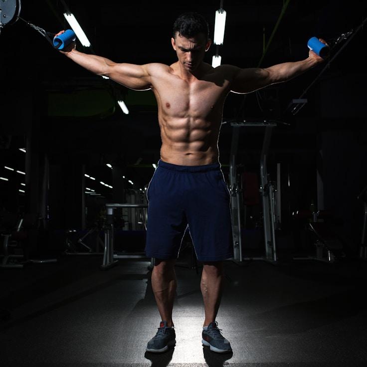 Modern gym equipment in a refined fitness space