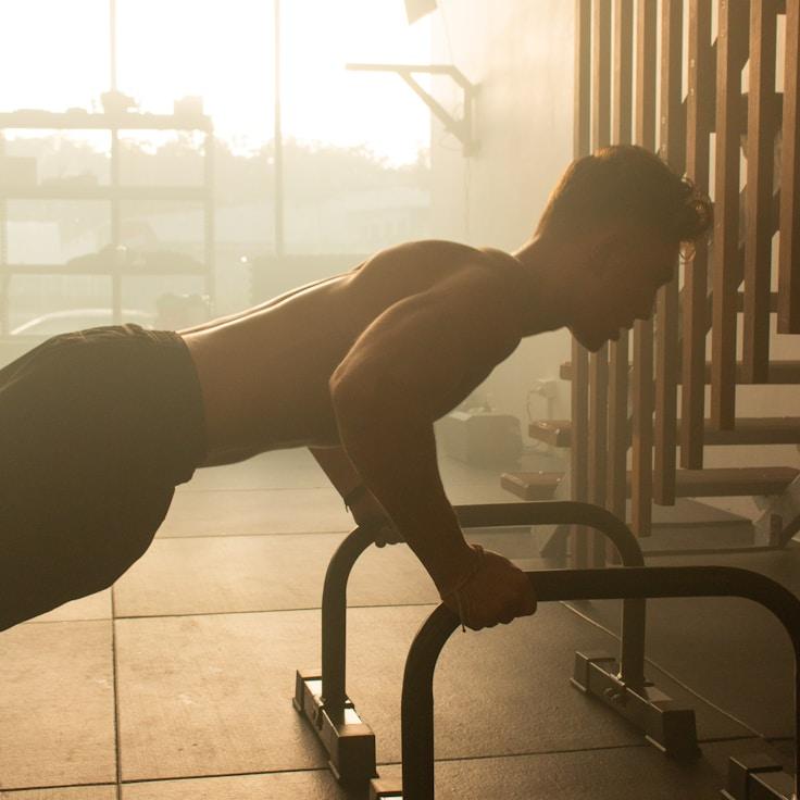 Modern fitness club interior